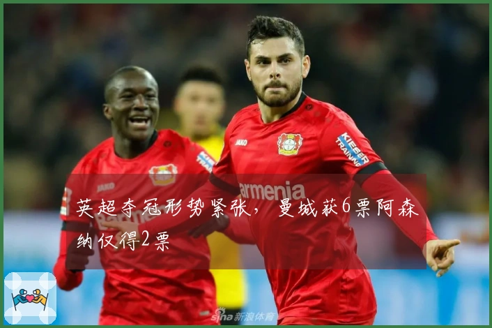 英超夺冠形势紧张，曼城获6票阿森纳仅得2票